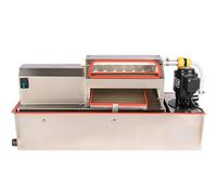 Máquina peladora de huevos de codorniz, salida de 35 kg/h, acero inoxidable de grado alimenticio, baja rotura, fácil de limpiar para restaurantes y procesamiento de alimentos