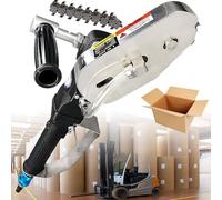 Máquina peladora de papel, cortador neumático de cartón de desechos, herramienta de corte de bordes 3 veces más rápida de 2500 rpm para cajas y cartones, 5 mm de diente medio de doble garra