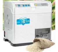Máquina peladora eléctrica de arroz, separador automático de bombardeo de salvado de arroz de 500 W, trigo de 30 kg/h descascaradora de trigo, trituradora de arroz trituradora de trigo para marrón