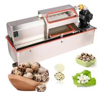 Máquina peladora eléctrica de huevos de codorniz, descascaradora de acero inoxidable de 25 W con circulación de agua para un procesamiento rápido, capacidad de 70 kg/h