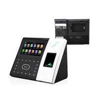 Máquina perforadora biométrica de reloj de tiempo de huellas dactilares for pequeñas empresas, de Control de acceso de puerta de tiempo de asistencia de reconocimiento face Con soporte multilingüe y d