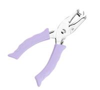 Máquina Perforadora De Un Solo Orificio - Máquina Perfoadora De Papel Para Álbumes De Recortes Prensa Manual Portátil Ergonómica | Robusta Perforadora De Un Orificio Con Agarre Suave Para Tarjetas De