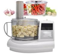 Máquina picadora de ajo, peladora ajustable de 3 velocidades, picadora de carne y chile picado, picado rápido en 10 segundos, para jengibre, chile, fruta, carne