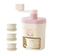 Máquina picadora de hielo para casa, manual portátil giratoria, picadora de hielo - Para granito, margarita, cóctel, bebidas frías, postres, casa, reuniones familiares, camping, picnic