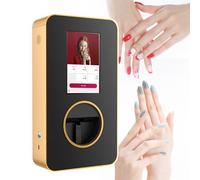 MáQuina PintauñAs Para Estudios De UñAs,Reconocimiento AutomáTico Del Tipo De UñAs,Para Uso DoméStico En Salones De UñAs,Se Puede Montar En La Pared A Cualquier Altura