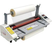 Máquina plastificadora A2+ de 4 Rodillos fría/Caliente, plastificado Simple y Doble Cara, Temperatura Ajustable 0-180°C con Pantalla LCD, para Oficina, Escuela y Uso Comercial