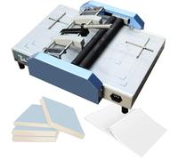Máquina plegable manual para folletos, manuales, invitaciones, 200-300 hojas/hora, ideal para oficina, imprenta
