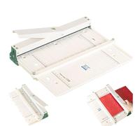 Máquina plegadora de Papel Comercial, máquina plegadora Manual de 350 mm, portátil y Que Ahorra Mano de Obra, máquina plegadora de Papel A3 para Tarjetas de felicitación, folletos y Papeles