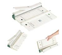 Máquina Plegadora De Papel Manual, Plegadora De Papel A4/A3, Plegable, Regla Doble, Longitud De Sangría 330 Mm, Profundidad De Sangría 0,8 Mm, Profundidad De Alimentación 220 Mm, ABS Antienvejecimient