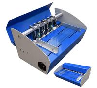 Máquina plegadora eléctrica 3 en 1, máquina Perforadora de Plegado de Papel de 520 mm con Regla de Escala for Fotos, Documentos, menús, Sobres, Notas, anotador de Plegado de Papel de Metal Resistente