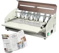 Máquina Plegadora Eléctrica, Cortador Perforador Anotador De Plegado De Papel De 18 "y 460 Mm Con Regla De Escala, Máquina Plegadora De Papel Multifunción For Tarjetas, Invitaciones, Boletos