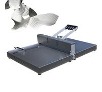 Máquina Plegadora Manual, de Papel Puntuación 350 Mm con Regla Posicionamiento y Base Antideslizante, Profundidad Sangría 0,8 para Tarjetas Visita