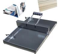 Máquina plegadora manual, máquina plegadora de papel de 350 mm, máquina plegadora de papel A3/A4, plegadora de papel metálica de escritorio de alta resistencia, máquina plegadora de papel for marcar