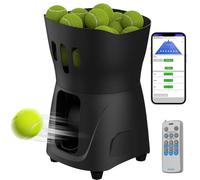 Máquina portátil de pelotas de tenis con control remoto inteligente y ajuste multiángulo para práctica y entrenamiento