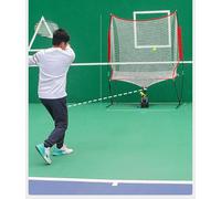 Máquina portátil de pelotas de tenis para entrenamiento en casa y cancha, capacidad de 10 pelotas, diseño ligero de 3 libras