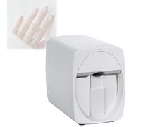 Máquina portátil para decoración de uñas, impresora de uñas inteligente 3D totalmente automática, que integra impresión y pintura, con más de 1000 diseños incorporados.(White)