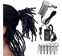 Máquina Portátil Para Hacer Rastas De Mano, Máquina Para Hacer Trenzas De Ganchillo Mini Rastas Con 20 Agujas De Ganchillo Automáticas Y 6 Modelos De Cabeza,12mm