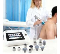 Máquina Portátil Terapia Ondas Choque,Máquina Terapia Ondas Choque,Masajeador Profesional Ed Dispositivo Terapia Ondas Choque Extracorpóreas,con 11 Cabezales De Masaje Diferentes