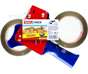 MAQUINA PRECINTO MAS 2 ROLLOS CINTA MARR | Dispensador con 2 rollos de cinta marrón de 66 m x 50 mm