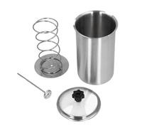 Máquina prensadora de carne, máquina para hacer jamón de acero inoxidable 304 con termómetro, tapa transparente Visible para carne de cerdo, pescado, cordero