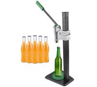 Máquina prensadora de tapas de botellas de vino, 26-29 mm, taponadora de botellas de banco de metal resistente y de fácil acción, herramienta manual for taponar botellas for elaboración casera, altura