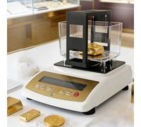 Máquina probadora de pureza de oro, probador de valor K, kit de prueba de plata para análisis de joyas y metales preciosos con un peso de precisión de 0,001 g