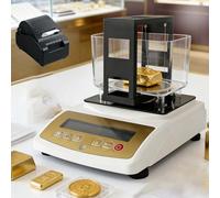 Máquina probadora de pureza de oro, probador de valor K, kit de prueba de plata para análisis de joyas y metales preciosos con un peso de precisión de 0,001 g