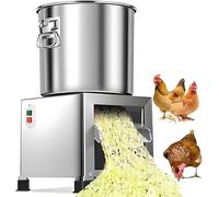 Máquina Procesadora De Verduras, Robot Eléctrico Comercial, Molino Pesado De Acero Inoxidable, Prepara Eficientemente Verduras, Cereales Y Cacahuetes Para Alimento Animal Y En Cocina(1000w)