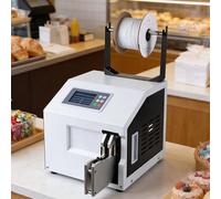 Máquina profesional de agrupación de cables, máquina automática de atar con 4 bandas de metal, máquina de atar alimentos para sellar bolsas, juguetes de pan de caramelo