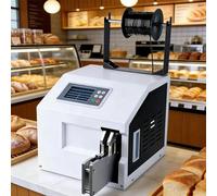 Máquina profesional de agrupación de cables, máquina automática de atar con 4 bandas de metal, máquina de atar alimentos para sellar bolsas, juguetes de pan de caramelo
