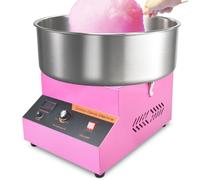 Máquina profesional de algodón de azúcar de 1000 W, ideal para postres comerciales, perfecta para cumpleaños, fiestas, salones, mercados y actividades familiares. Rosa.