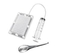 Máquina profesional de caviar de gastronomía molecular con herramientas de tubo y cuchara para cocina gourmet