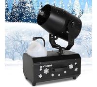 Máquina Profesional De Copos De Nieve, Máquina Para Hacer Nieve Oscilante De 180 °, Área De Cobertura De 5-80 Metros Cuadrados, Sostenible De 30 a 40 Minutos, Con Control Remoto, Para Navidad, Boda
