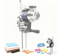 Máquina Profesional De Corte Recto, Cortadora De Tela Con Afilado Automático De Cuchillas, 1100 W, Para Cortes De Tela Y Cuero De Gran Volumen Corte Rápido Recto y Curvo(10in)