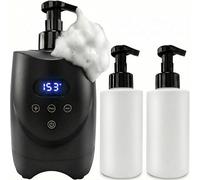 Máquina profesional de espuma caliente para afeitar, 2 botellas de espuma de 500 ml, calentador de espuma de afeitar de gran capacidad para afeitado facial de hombres, ideal para el hogar/salón