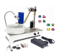 Máquina profesional de facetado y pulido de gemas, 2800 RPM de alta velocidad con pantalla digital, ideal para joyas, jade y manualidades de metales preciosos