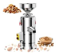 Máquina profesional de mantequilla de maní con molino coloidal, molinillo de tuercas con motor de cobre, 33 LBS/H de bajo ruido, muela abrasiva duradera, fabricante for uso doméstico y comercial