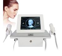 MáQuina Profesional De Microagujas Fraccionales para lifting facial y reafirmación de la piel con radiofrecuencia fraccionada para eliminar cicatrices y estrías, con 2 mangos, ideal para lif