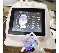 Máquina profesional de microagujas RF fraccionaria con 4 cabezales y 2 asas para el cuidado de las arrugas y las estrías de la piel de la cara y el cuerpo