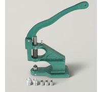 Máquina Profesional de Ojales Manual con 3 Troqueles Kit 1500 Ojales para Confección Ropa Tiendas Letreros Alta Precisión