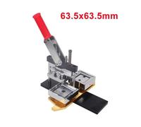 Máquina profesional de prensado de insignias cuadradas for refrigerador, máquina Manual for hacer imanes de nevera de 50x50mm/63,5x63,5mm(63.5x63.5mm machine)