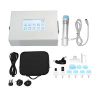 Máquina Profesional de Terapia de Ondas de Choque, Promoción de la Circulación Sanguínea Máquina de Terapia de Ondas de Choque ED con 7 Cabezales de Masaje 100-240V(EU)