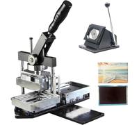 Máquina profesional para hacer insignias con máquina para hacer imanes cuadrados para refrigerador, incluye cortador de papel y 100 componentes, creador de insignias de metal DIY, tamaño 90