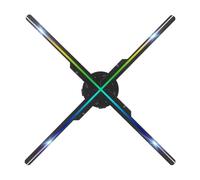 Máquina Publicitaria con Proyección Holográfica Tridimensional De Alta Definición con 4 Aspas Y 576 Chips De Luz