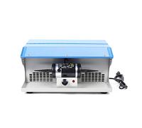 Máquina pulidora 110V Máquina pulidora de joyería Máquina multifunción pulidora de roca de joyería Máquina pulidora de mesa Modelo de joyería Colector de polvo con luz 200W Pulidora pulidora de joyerí