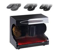 Máquina pulidora automática de zapatos con cepillo esférico, limpieza eficiente de zapatos para el hogar y el negocio