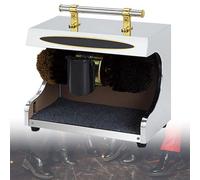 Máquina pulidora automática de zapatos, inducción eléctrica con doble cepillo para uso doméstico, oficina, hotel y banco