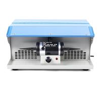 Máquina pulidora con velocidad ajustable y características de seguridad para metal y joyas en mesa o banco