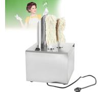 Máquina pulidora de copas de vino, secadora automática eléctrica, secado al aire a 60.0 °C, limpieza sin arañazos, cepillos extraíbles, para bar, restaurante, cocina, tres cabezales
