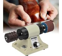 Máquina pulidora de cuero de 350 W, lijadora pulidora de cuero de velocidad ajustable de 500-8000 RPM, adecuada para carteras, bolsos, cinturones, correas de reloj